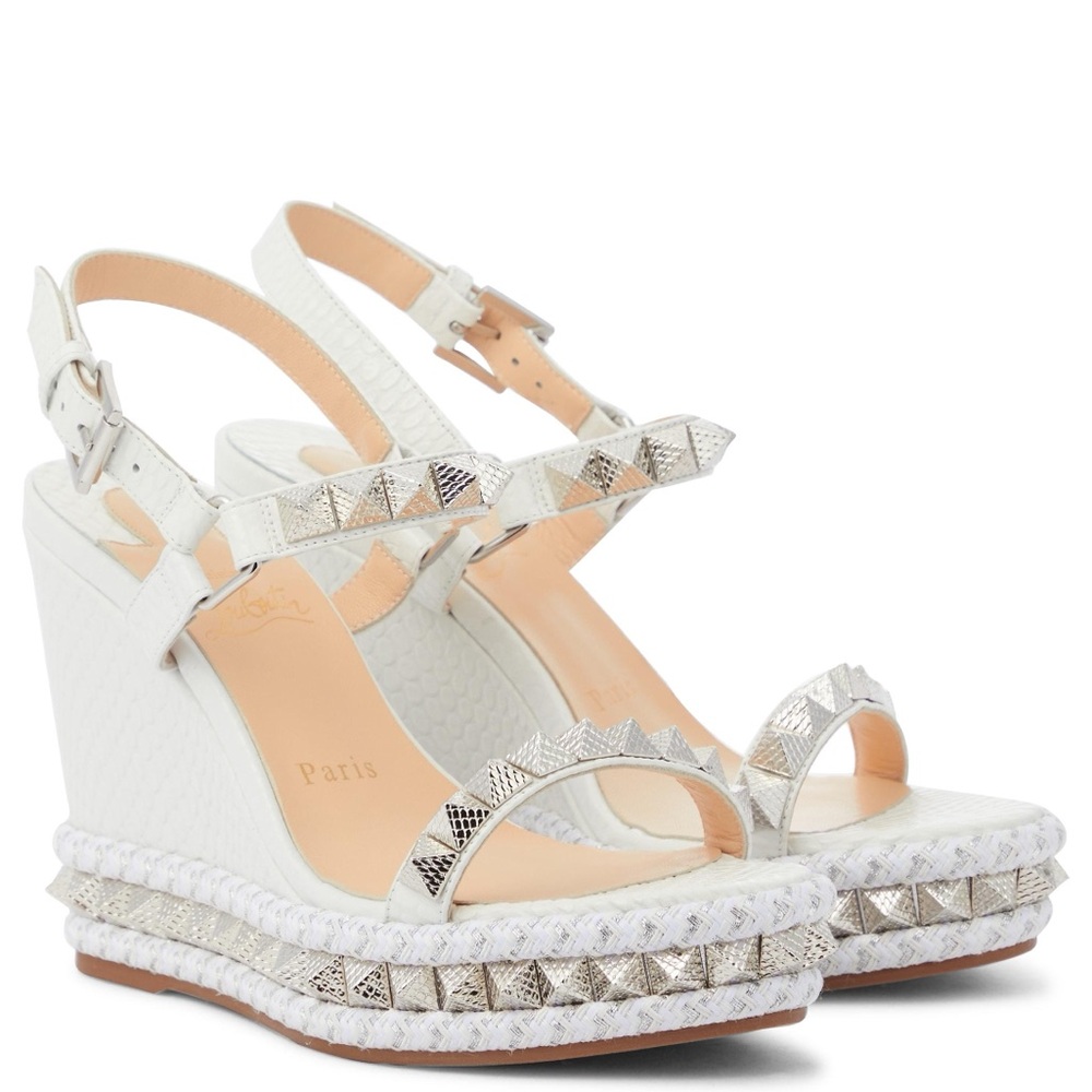 Christian Louboutin Pyraclou 110 36 White